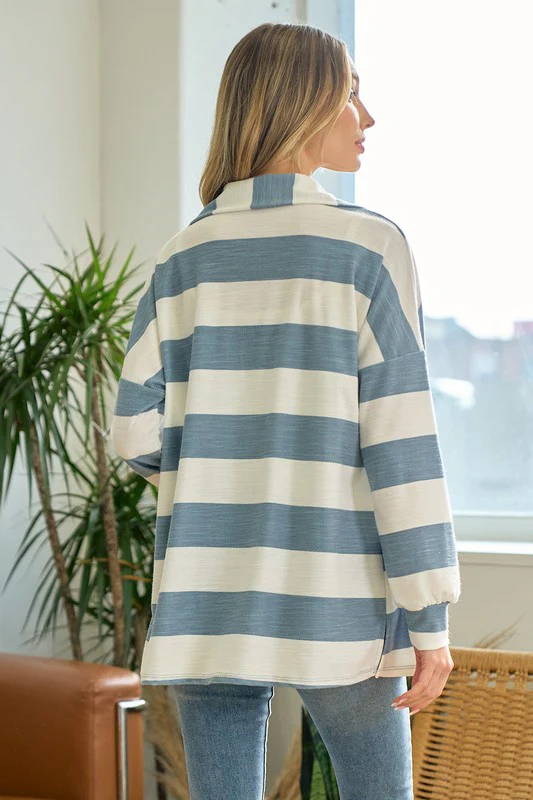 Lovely Melody Modern Cabin Spring Shacket - Image 3