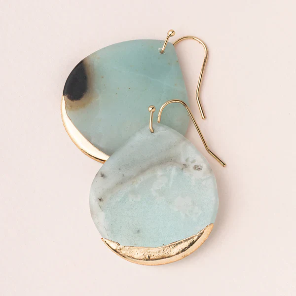 Scout Stone Dipped Teardrop Earrings - Image 4