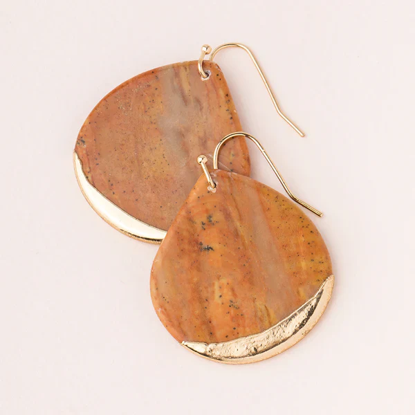 Scout Stone Dipped Teardrop Earrings - Image 5