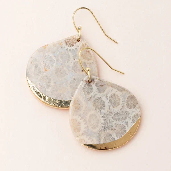 Scout Stone Dipped Teardrop Earrings - Image 8