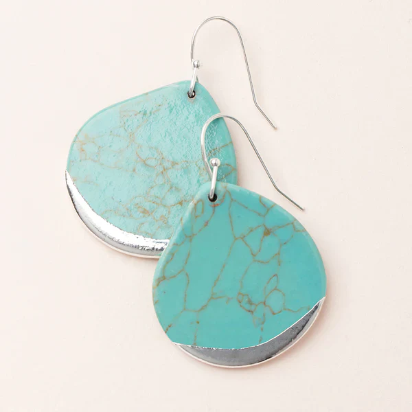 Scout Stone Dipped Teardrop Earrings - Image 9