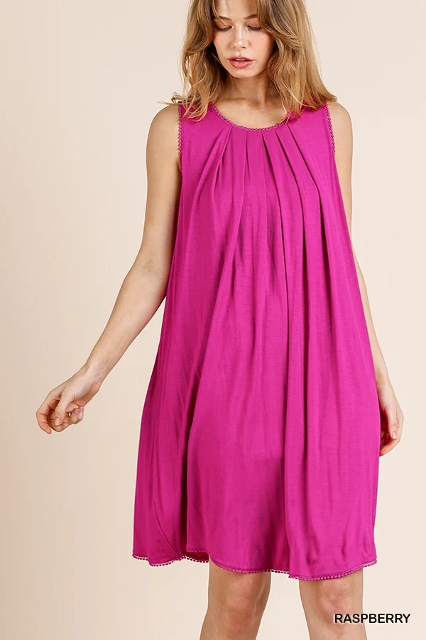 Umgee Sleeveless Round Neck Dress - Image 6