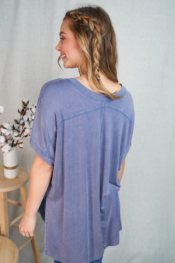 White Birch Washed Oversized Tee - Image 6