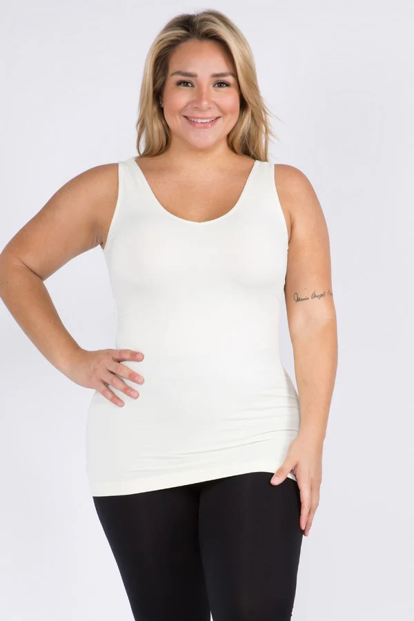 Yelete Reversible V or U Neck Seamless Tank - Image 10