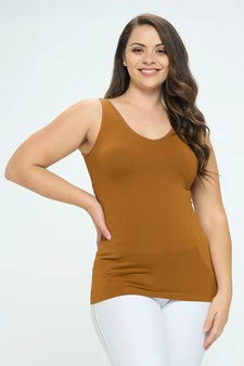Yelete Reversible V or U Neck Seamless Tank - Image 37