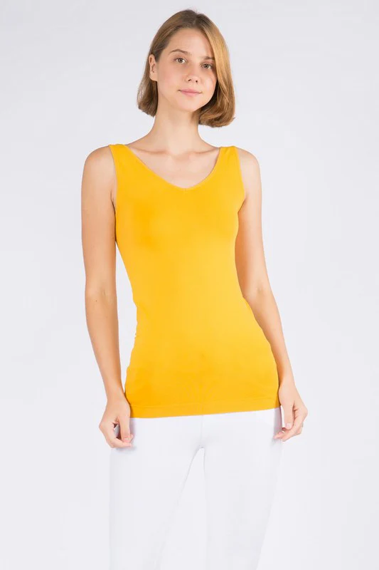 Yelete Reversible V or U Neck Seamless Tank - Image 6